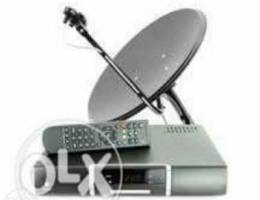 Dish Fitting nilesat Arab sat osn home ser...