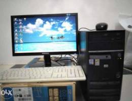 Samsung monitor 18.5" + Hp cpu + keyboard ...