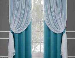 Curtains fixing service/تثبيت الستائر