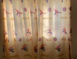 Spider-Man curtains for 8 Rials