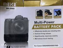 New MeiKe MK-550D BG-E8 Battery Grip for C...