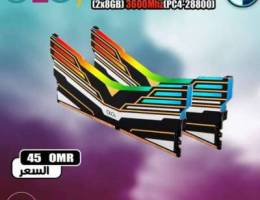 RAM GAMING RGB 3600 MHZ جيمنج رام