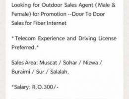 Salesman Required