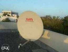 Satellite dish fixing nilesat Arabset osn ...