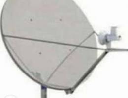 Satellite dish fixing nilesat Arabset Airt...