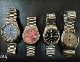 Seiko 5 , عدد الساعات 4