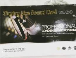 Singing live sound card