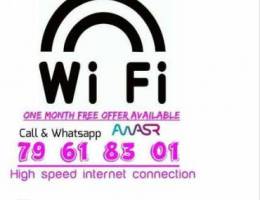 Awasr one month free WiFi connection Offer...