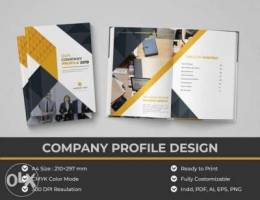 Company Profile design and printing