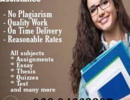 Assignment Assistance at very Reasonable R...