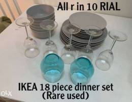 Ikea 18 piece dinner set