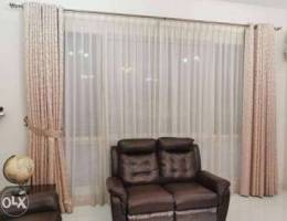 Curtains (3 rooms) with thick Blackout and...