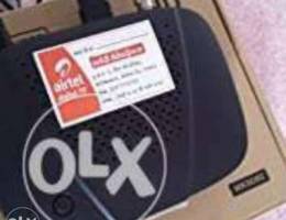 six month subscription Airtel hd box new