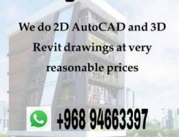 AutoCAD and Revit Drawings
