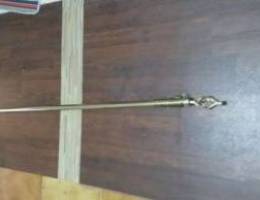 Curtain rod with rings x2 (3 OMR each)