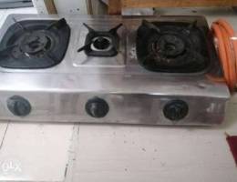 Cooking stove 3 burners بوتجاز ٣ شعله ي