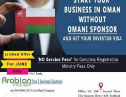 Oman investor Visa with CR in a attractive...