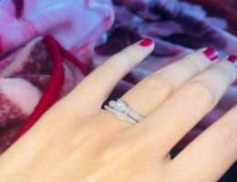 diamond ring خاتم ذهب الماس