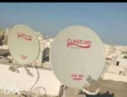 Satellites and receives fixing home servic...