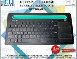 HEATZ touchpad standby Bluetooth keyboard.