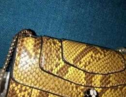 snake print sling bag