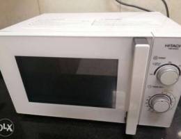 Microwave and stove