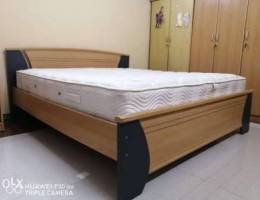 King size Double bed with medical Raha mat...