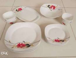 Ceramic Dinner Set (20pcs)+Serving Bowls s...