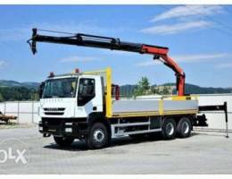 Crane Truck Iveco Trakker 360