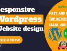 WE create wordpress website design and dev...