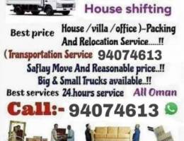 House shifting Transpor services