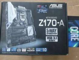 Asus z170-a gaming motherboard i5 6th gene...