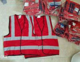 Safety jacket(vest) 70piece Red colour