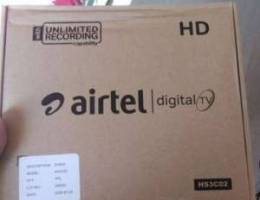 New hd Airtel receiver with subscription
