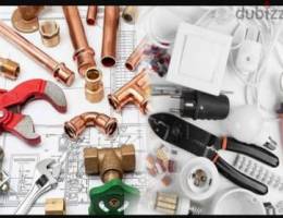 we do Ac, electric and plumbing fittings and maintenance services