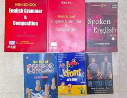 6 learning books/ English/computer/ educational books