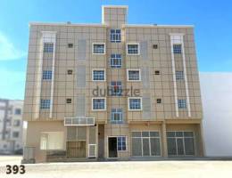 BUILDING 393 IN FALAJ AVAILABLE 1 FLAT AND 5 SHOPS