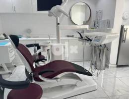 dentist chair with xray