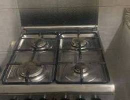 used cooking range all burners + oven are working