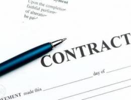 Contract / Agreement written