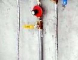 kitchen gass pipe line installation maintenance