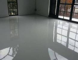 Flooring  epoxy paint and all kinds paint work we do.  11