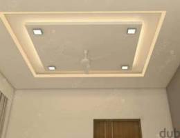 Gypsum board, gypsum ceiling, all kinds gypsum board work we do. 22