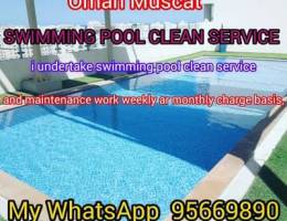 swimming pool clean service