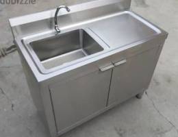 high quality stainless steel sink and table