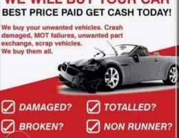 Get an Instant Online Offer for Your broken car