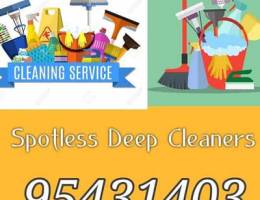 Full deep cleaning services and maintenance
