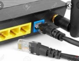 Home wifi Solution Internet Shareing Solution Router Fixing cableing