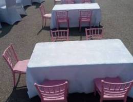kids tables and chairs for rent