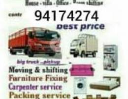 House shifting service available